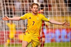 Bruyne ghi ‘bàn thắng vàng’ cho Bỉ ở vòng loại World Cup 2026