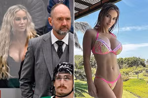 Nữ cổ động viên ‘thiêu đốt’ trận khúc côn cầu trên băng ở Mỹ