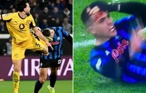 Hỗn loạn trận Atalanta ngược dòng loại Dortmund ở Champions League