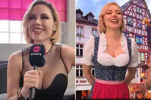 Nữ MC gợi cảm khuấy động không khí trước trận chung kết Champions League