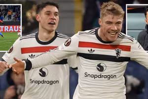 Hojlund cứu Man Utd, Tottenham gây thất vọng tại Europa League 