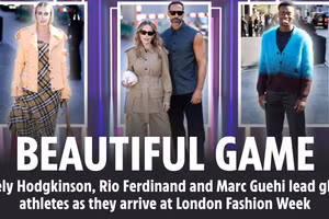 Tiền vệ Arsenal bảnh bao sải bước cùng dàn sao tại tuần lễ thời trang London