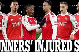 6 ngôi sao Arsenal phải rút khỏi tuyển quốc gia