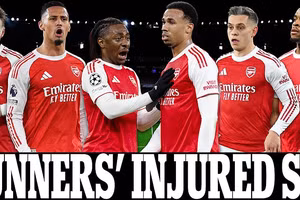 6 ngôi sao Arsenal phải rút khỏi tuyển quốc gia