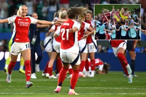 Arsenal hạ bệ Barcelona, đăng quang Champions League nữ sau 18 năm