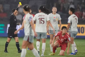 Trọng tài Việt Nam gây tranh cãi ở Asian Cup nữ 2026