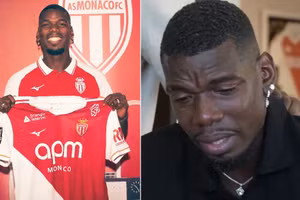 Pogba bật khóc khi ký hợp đồng với Monaco