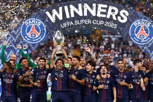 PSG đoạt Siêu cúp châu Âu sau trận thắng ‘không thể tin nổi’ Tottenham