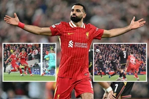 Chùm ảnh: Salah tỏa sáng rực rỡ giúp Liverpool hạ đẹp Bologna