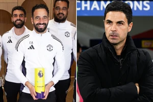 Cổ động viên nói HLV Ruben Amorim ‘cướp’ danh hiệu của Mikel Arteta 