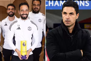 Cổ động viên nói HLV Ruben Amorim ‘cướp’ danh hiệu của Mikel Arteta 