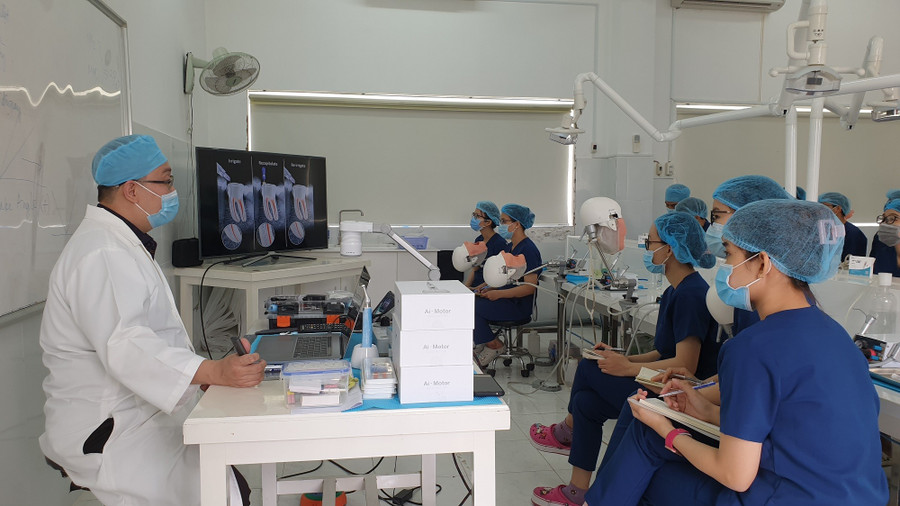 Sinh viên Trường ĐH Trà Vinh trong giờ học.