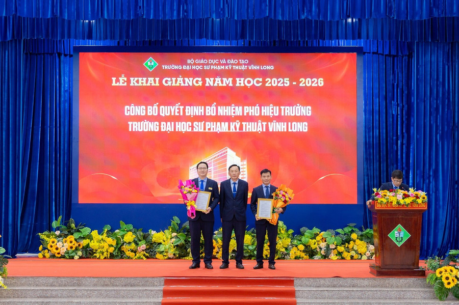 Trường ĐH Sư phạm Kỹ thuật Vĩnh Long công bố quyết định bổ nhiệm Phó Hiệu trưởng cho TS Phùng Thế Tuấn. dhspkt-vinh-long-4.jpg