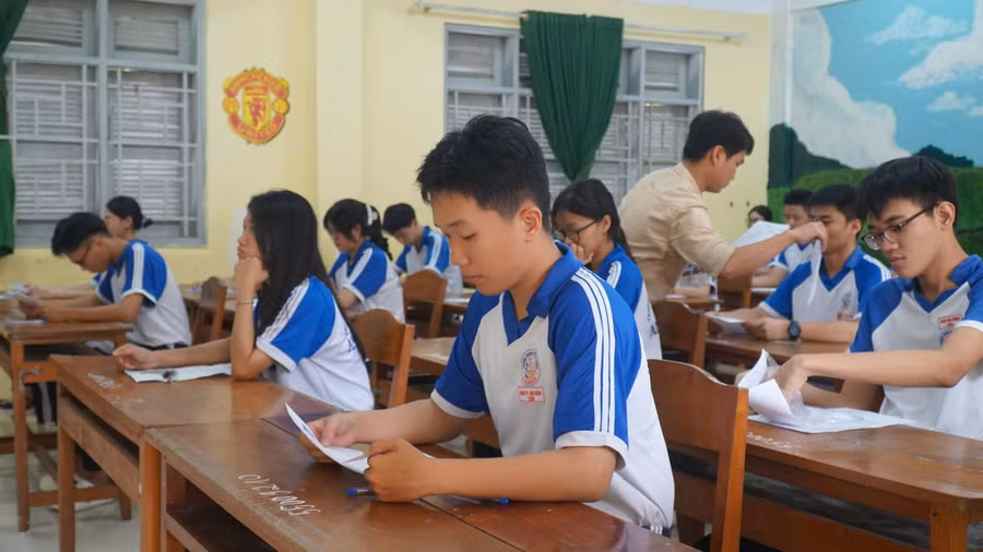 Học sinh TP Cần Thơ trong Kỳ thi tốt nghiệp THPT năm 2025.