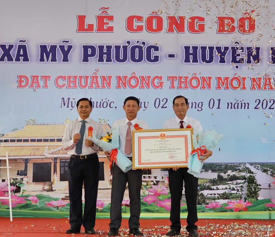 Từ một xã vùng khó, xã Mỹ Phước (TP Cần Thơ) khởi sắc và có nhiều thay đổi khi trở thành xã Nông thôn mới. nong-thon-moi-2.jpg