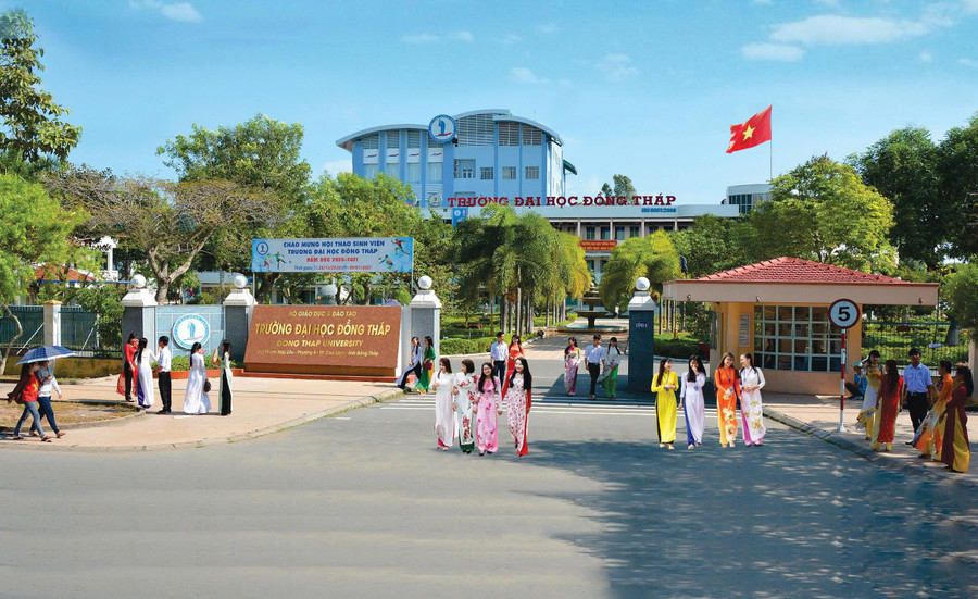 Sinh viên Trường ĐH Đồng Tháp.