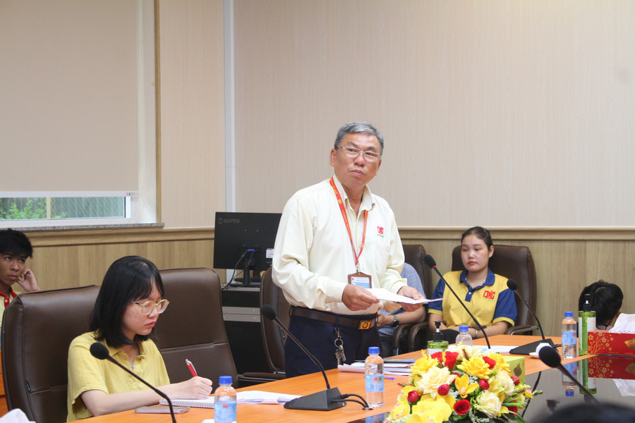 Cán bộ Trường ĐH Nam Cần Thơ chia sẻ tại Hội nghị. pho-bien-gd-phap-luat-3.jpg
