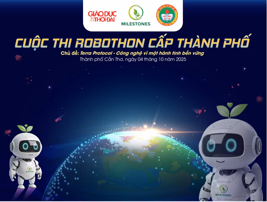 Cuộc thi Robothon cấp TP Cần Thơ năm 2025 sẽ diễn ra vào ngày 4/10.