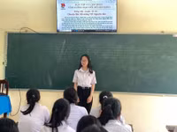 Học sinh Trường THPT Tháp Mười (Đồng Tháp).