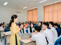 Giờ học tại Trường Đại học Sư phạm - Đại học Đà Nẵng.