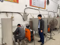 Dạy nghề tại Trường trung cấp nghề Giao thông công chính Hà Nội.