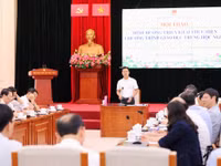 Thứ trưởng Lê Quân chủ trì hội thảo. Ảnh: Nguyễn Mạnh.