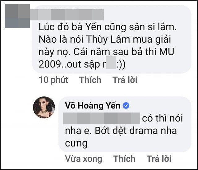 Võ Hoàng Yến đáp trả tin đồn "hãm hại" Hoa hậu Thùy Lâm năm xưa - Ảnh 2. Võ Hoàng Yến đáp trả tin đồn "hãm hại" Hoa hậu Thùy Lâm năm xưa - Ảnh 2.