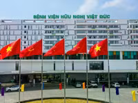 Bệnh viện Hữu nghị Việt Đức cơ sở Ninh Bình chính thức đi vào hoạt động từ ngày 9/7. Ảnh: BVCC.