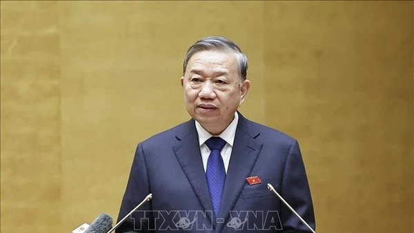 Tổng Bí thư Tô Lâm phát biểu. Ảnh: Doãn Tấn/TTXVN