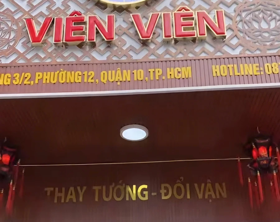 Với hàng loạt sai phạm, chân mày phong thủy viên viên bị đình chỉ hoạt động 4,5 tháng.