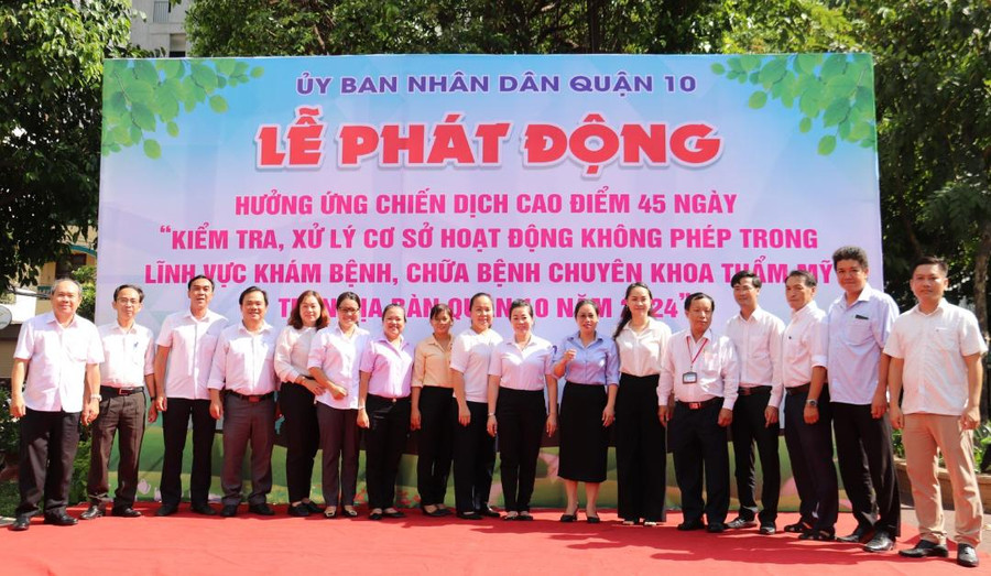 Quận 10 ra quân xử lý nghiêm cơ sở thẩm mỹ hoạt động "chui".