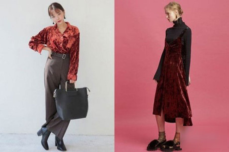 Mac dep va sang voi mau do Bordeaux - Anh 10