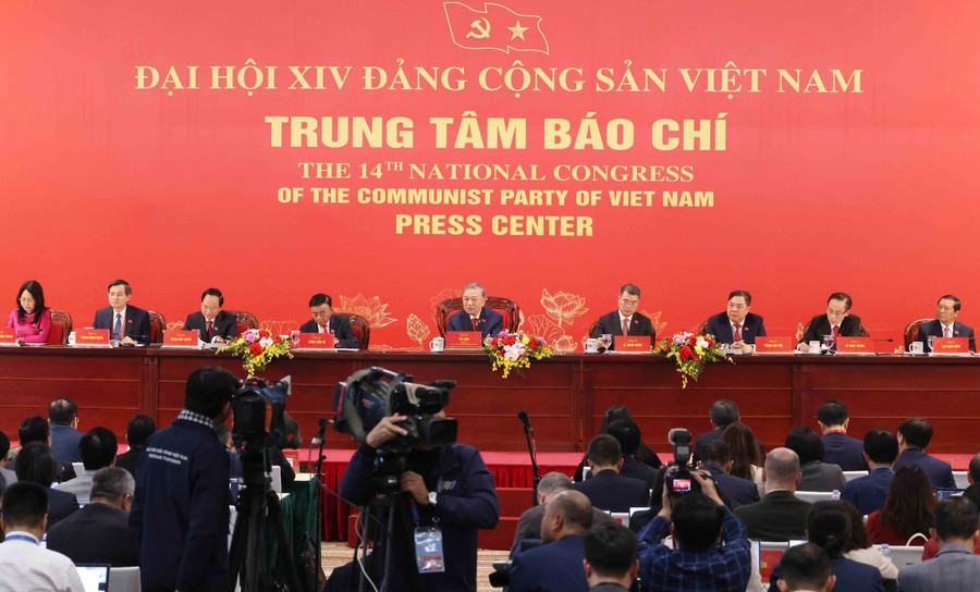 Quang cảnh buổi họp báo. Ảnh TTXVN.