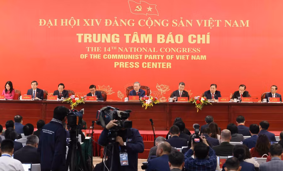 Quang cảnh buổi họp báo. Ảnh TTXVN.