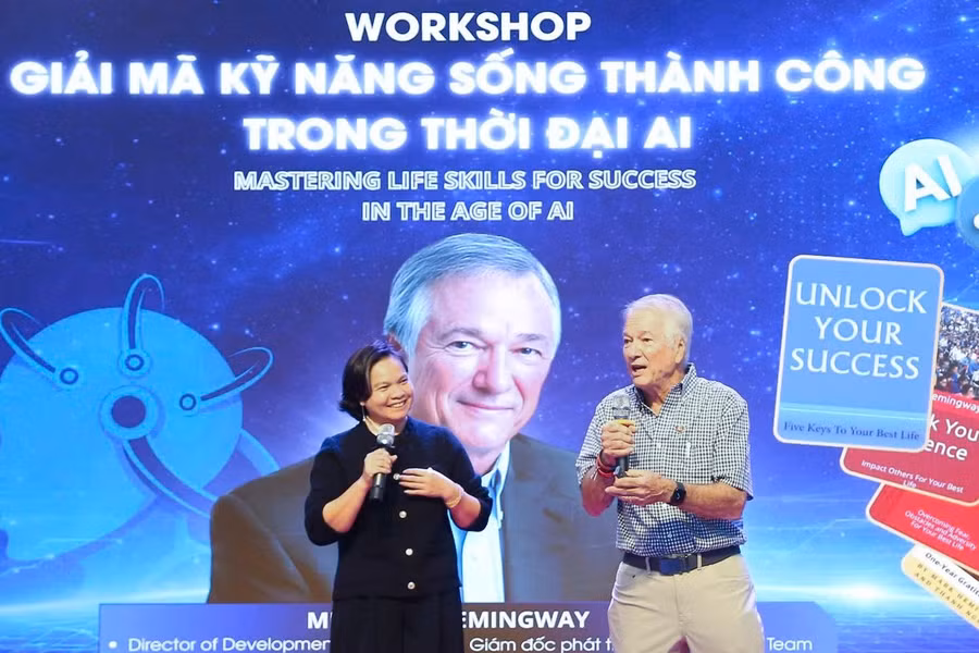 Ông Mark Hemingway tại chương trình.
