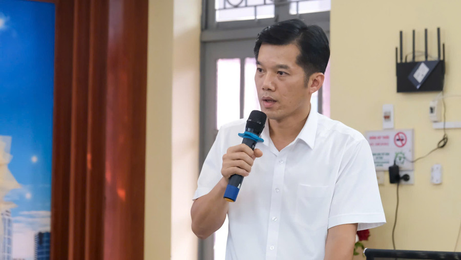 Ông Nguyễn Như Long – Phó trưởng Ban Quản lý các KCN tỉnh Bắc Ninh phát biểu. k4.jpg
