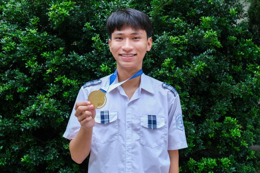 Trương Phi Hùng - chủ nhân của tấm Huy chương Vàng tại kỳ thi Olympic Vật lý quốc tế năm 2024.