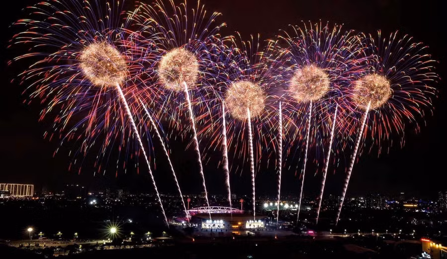 Bắn pháo hoa chào đón Tết Nguyên đán Bính Ngọ 2026 (ảnh minh họa).