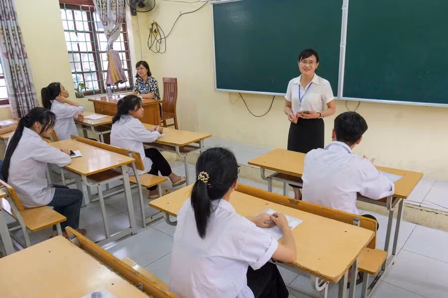 Thí sinh dự thi tốt nghiệp THPT năm 2024.