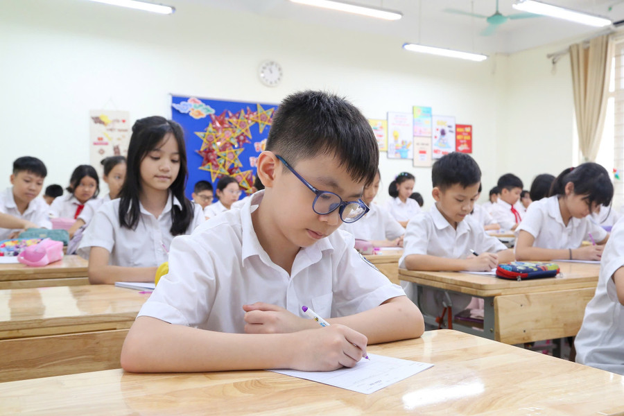 Học sinh Trường Tiểu học Yên Hòa hưởng ứng cuộc thi. y3.jpg