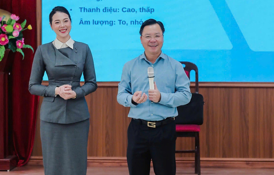 Đại biểu chia sẻ tại buổi tập huấn. vh-3.jpg
