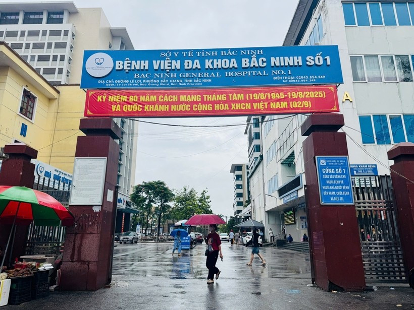 Bệnh viện Đa khoa Bắc Ninh số 1- nơi xảy ra vụ việc.