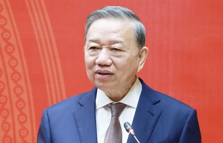 Đồng chí Tô Lâm, Tổng Bí thư Ban Chấp hành Trung ương Đảng khóa XIV. Ảnh: TTXVN.