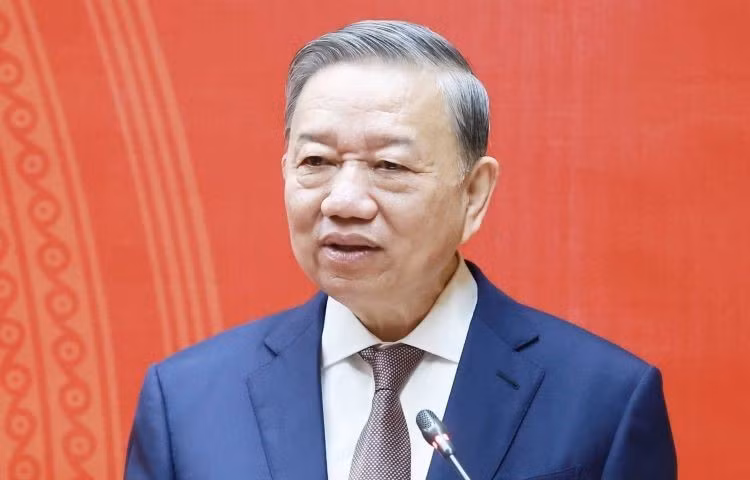 Đồng chí Tô Lâm, Tổng Bí thư Ban Chấp hành Trung ương Đảng khóa XIV. Ảnh: TTXVN.