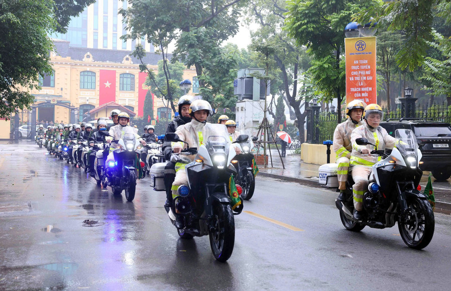 Công an Thủ đô ra quân cao điểm tấn công, trấn áp tội phạm.