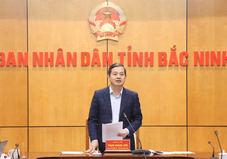 Chủ tịch UBND tỉnh Bắc Ninh Phạm Hoàng Sơn.