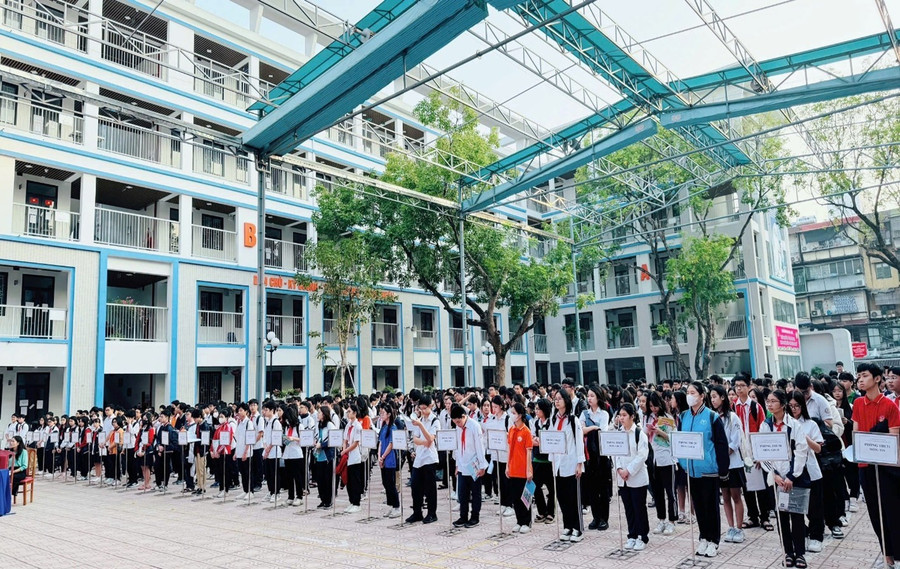 Thí sinh dự kỳ thi chọn HSG cấp quận Ba Đình năm học 2024 - 2025. thi-1.jpg