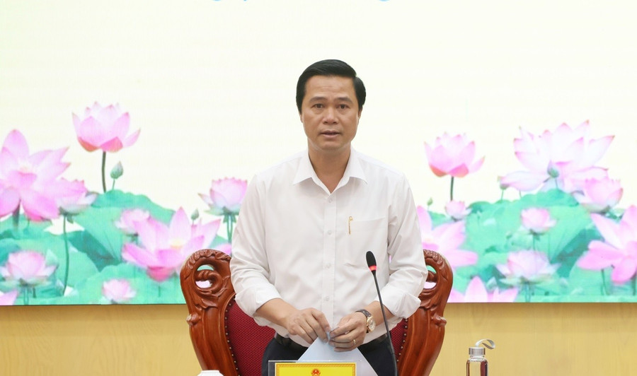 Phó Chủ tịch UBND tỉnh Bắc Ninh Lê Xuân Lợi, Trưởng Ban Chỉ đạo thi và tuyển sinh cấp tỉnh kết luận hội nghị. 28-51.jpg