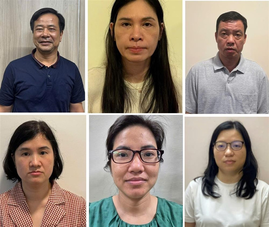 Các bị can Nghiêm Quốc Hưng, Phạm Thị Hạnh, Nguyễn Đình Thám, Đặng Thị Phương, Trần Hồng Hạnh, Nguyễn Thị Cẩm Anh. nqhung-1.jpg