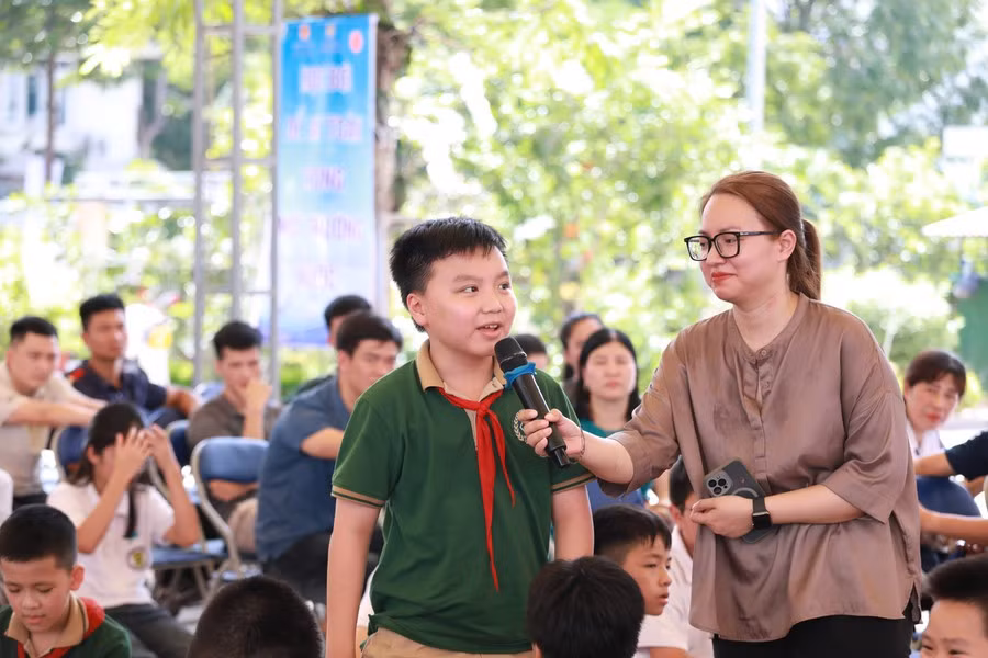 Học sinh Bắc Ninh trong giờ ngoại khóa.